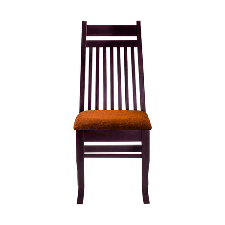 Yara Contemporary Dining Chair - Light Walnut Finish