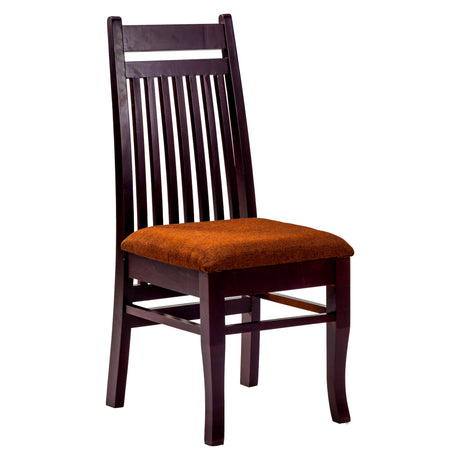 Yara Pro Contemporary Dining Chair - Light Walnut Finish