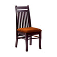 Yara Contemporary Dining Chair - Light Walnut Finish_1