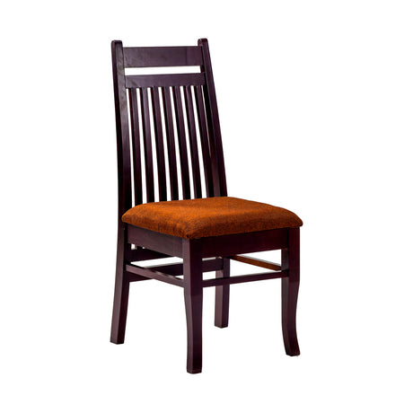 Yara Contemporary Dining Chair - Light Walnut Finish_1