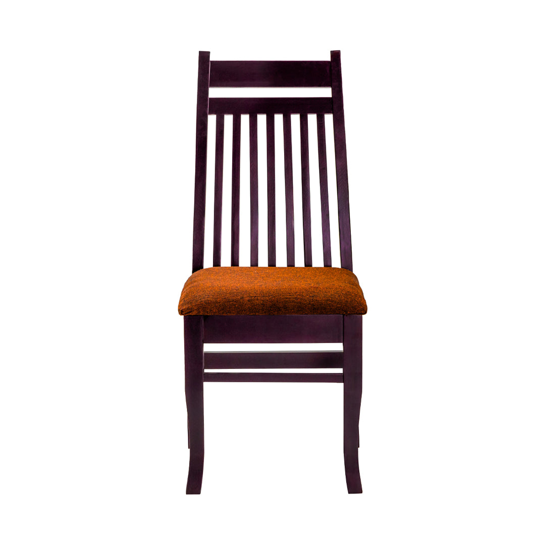 Yara Contemporary Dining Chair - Light Walnut Finish_2
