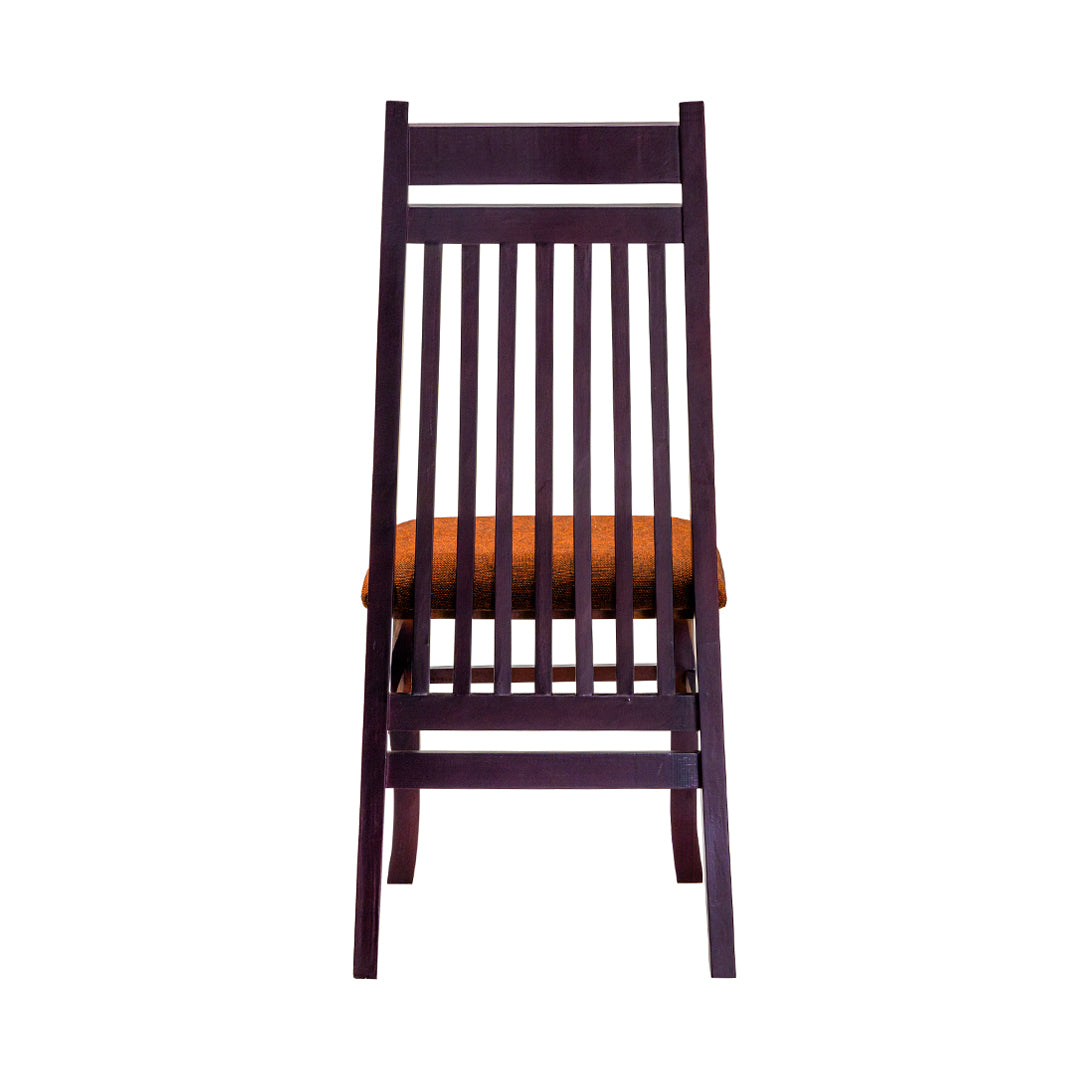 Yara Contemporary Dining Chair - Light Walnut Finish_4
