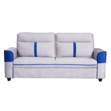 York Comfort Fabric Sofa 3-Seater - Light Grey