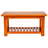 Yuba Pro Wooden Coffee Table - Teak Finish