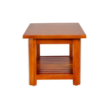 Yuba Pro Wooden Coffee Table - Teak Finish