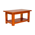 Yuba Wooden Coffee Table - Teak Finish_1