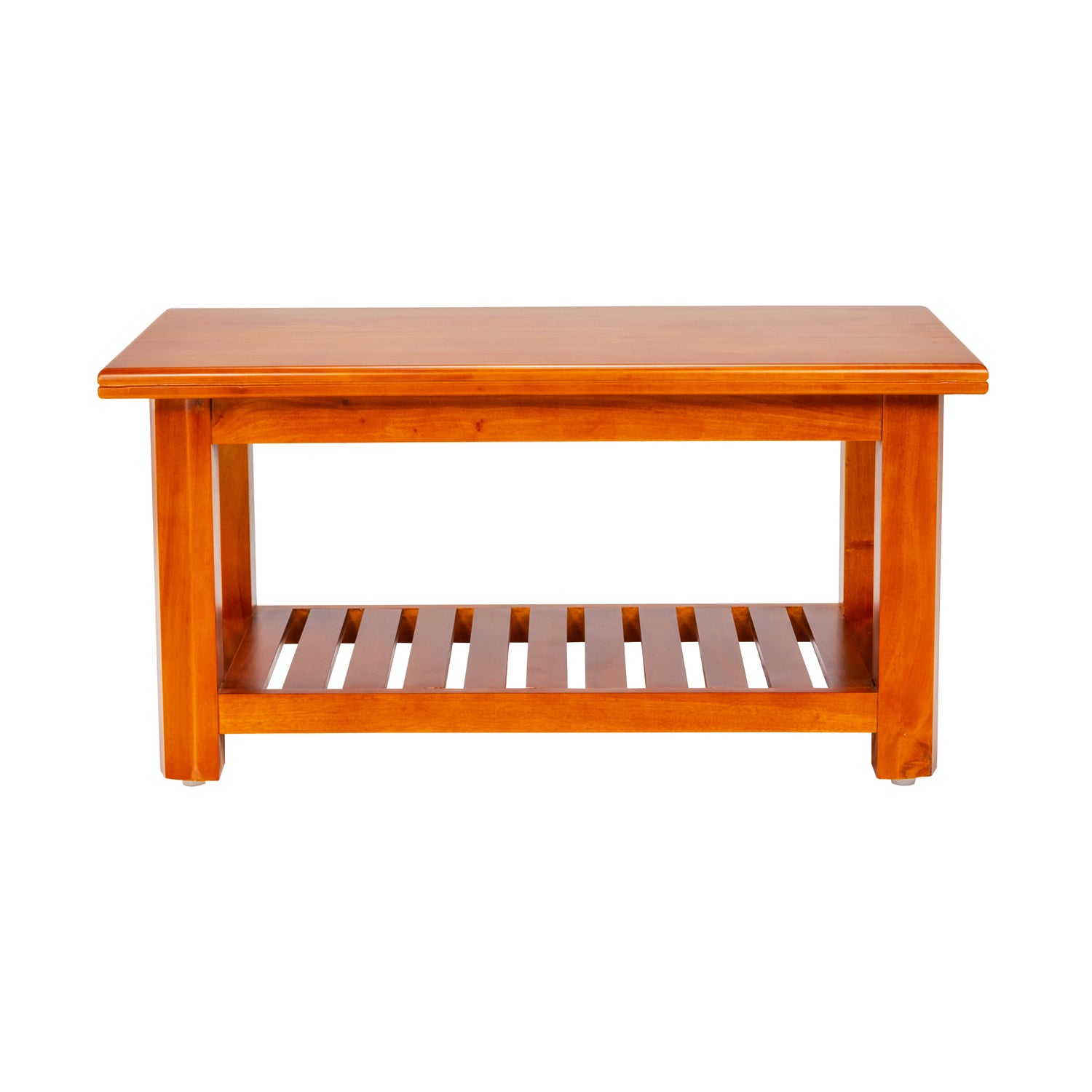 Yuba Wooden Coffee Table - Teak Finish_2