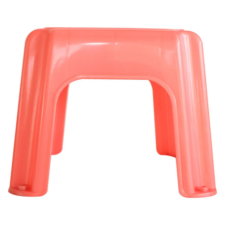 Settle Zenith Plastic Foot Stool - Pearl Pink