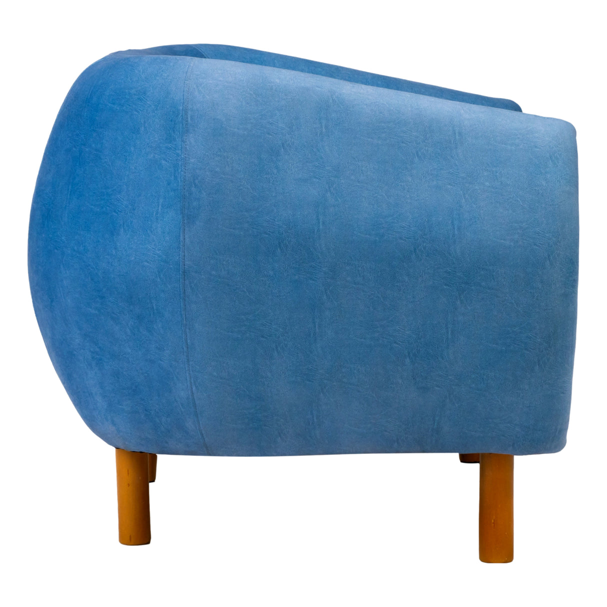 Zurich Pro Modern Fabric Sofa 1 Seater - Blue