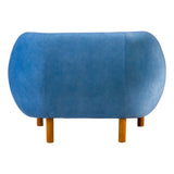 Zurich Pro Modern Fabric Sofa 1 Seater - Blue