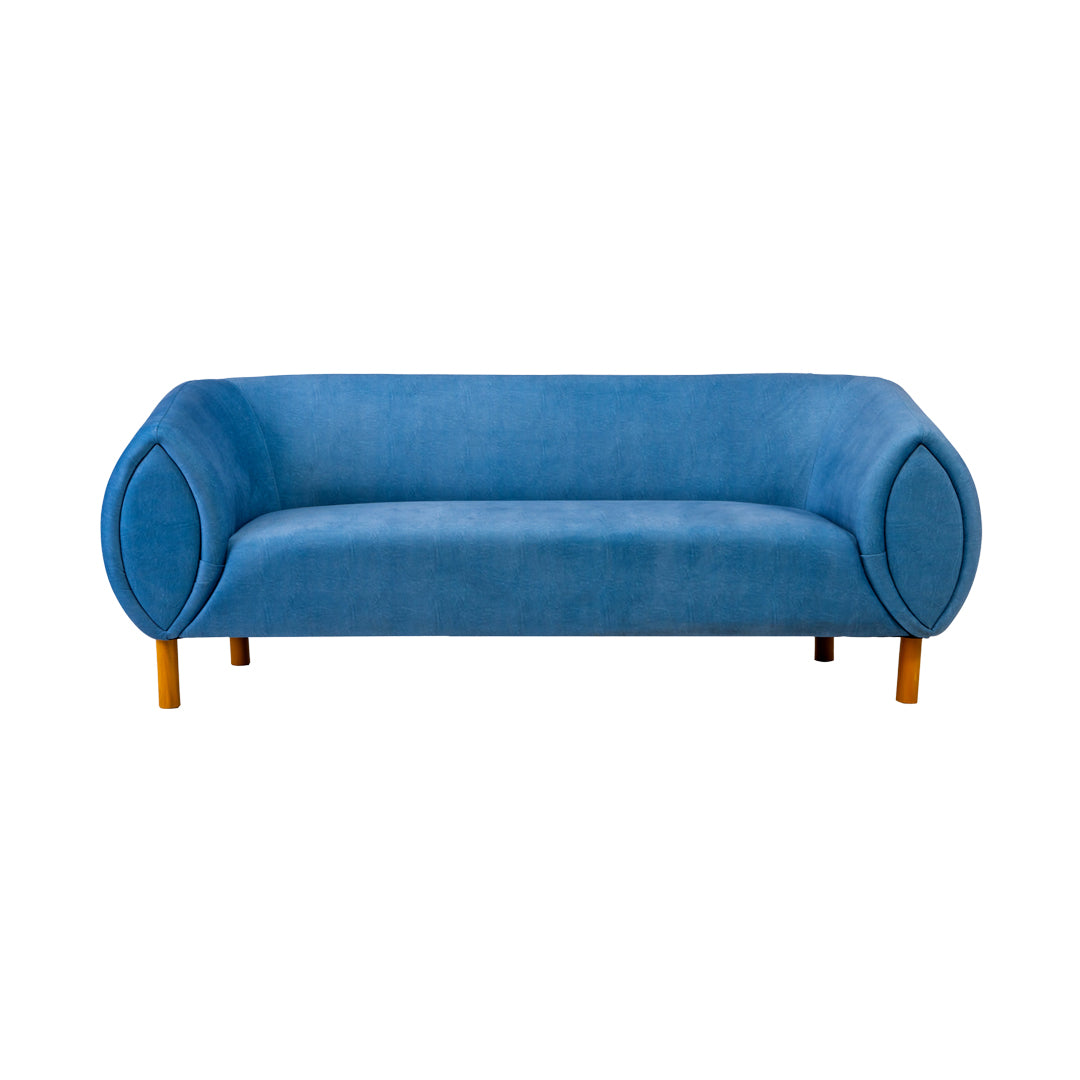 Zurich Pro Modern Fabric Sofa Set (3+1+1-Seater) - Blue_4