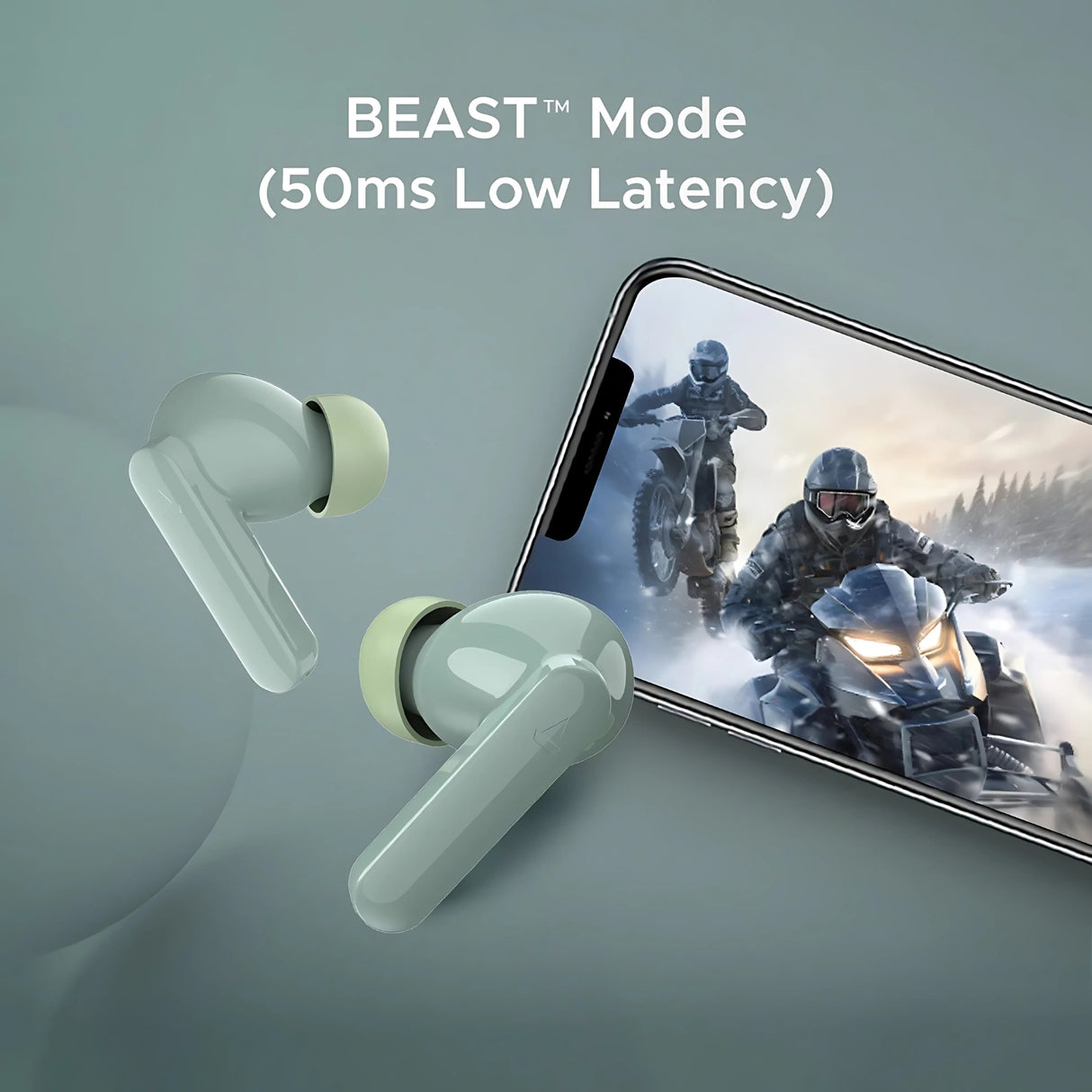 Boat Airdopes Ultra Plus True Wireless Earbuds - Olive Slate