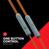 boAt Bassheads 104 Wired Earphones – HD Sound Powerful Bass In-Line Mic Tangle-Free Cable Ergonomic Fit White