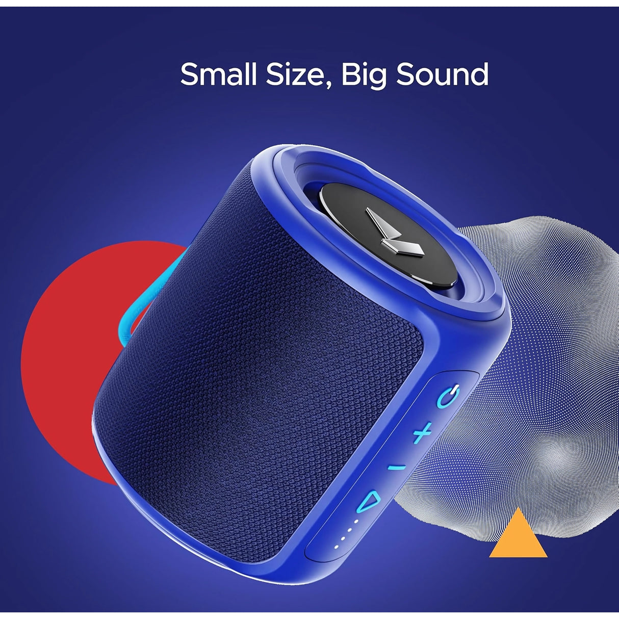 Boat Stone 352 Portable Bluetooth Speaker 10W RMS - Vibing Blue